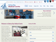 Tablet Screenshot of galwaybaymedicalcentre.ie